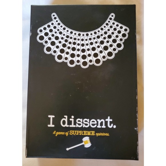 I Dissent A Game of Supreme Opinions RBG Ruth Bader Ginsberg - Picture 1 of 4